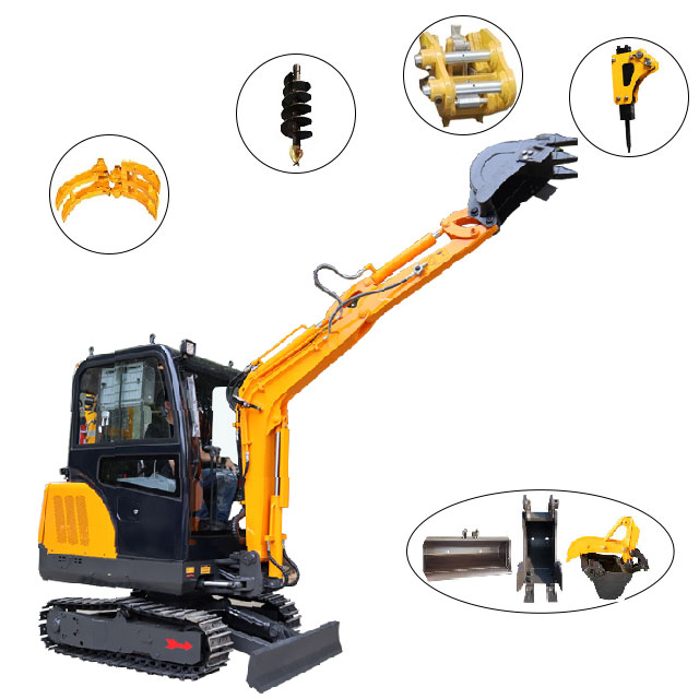 Excavator Pertanian Mini 2,5 Ton