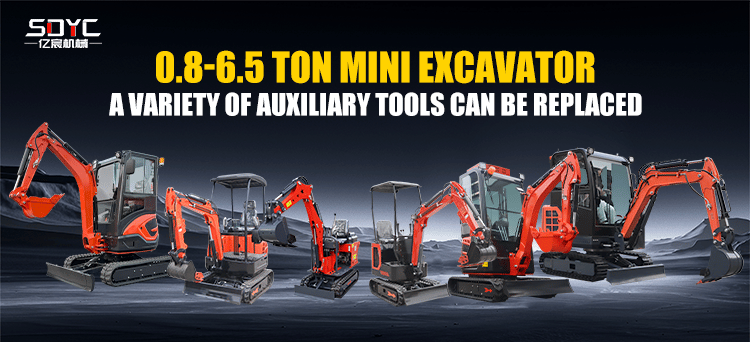 Penggali Mini Ekskavator 0.8T